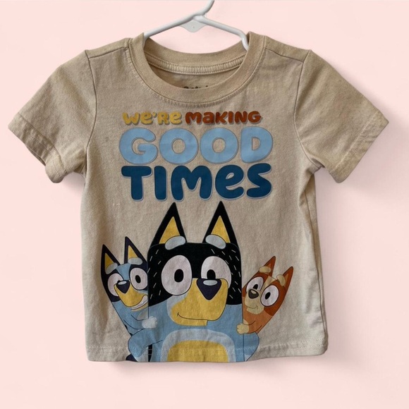 Bluey 2T Toddler Boy Toddler Girl Unisex Short Sleeve Play T-Shirt - Picture 1 of 8
